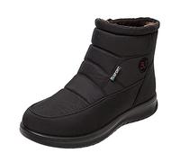Zapatos de mujer Botas con suela Cuñas gruesas cortas de bloque de color Botas de moda para mujer Zapatos de bicicleta de carretera Zapatos de mujer, Negro , 40 EU