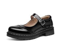 Zapatos de Mujer cómodos con Plataforma Gruesa para Mujer, Zapatos Planos con Hebilla, Mocasines, Punta Redonda, Zapatos de Cosplay, Uniformes, japoneses, Lindos, Zapatos de Princesa de