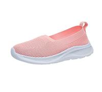 Zapatos de Mujer con Horma Ancha Cómodos Fitness Cómodo Calzado Deportivo Zapatos de Mujer Tamaño,Nuevos Deportivos Informales Malla ómodos Y Transpirables,Tela Voladora Deportivas Anchos Caminar
