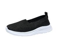 Zapatos de Mujer con Horma Ancha Cómodos Fitness Cómodo Calzado Deportivo Zapatos de Mujer Tamaño,Nuevos Deportivos Informales Malla ómodos Y Transpirables,Tela Voladora Deportivas Anchos Caminar