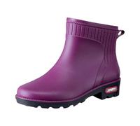 Zapatos de mujer Zapatillas 39 Women's Rain Water Shoes Top Rubber Shoes Casual and Fashionable All Outdoor Work Fishing Car Washing Kitchen Non Overshoes Rain Damenschuhe Blockabsatz, morado, 38 EU