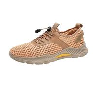 Zapatos de natación para hombre de verano, zapatos de playa de secado rápido, zapatos ligeros, antideslizantes, sandalias para exteriores, cómodas, informales, chanclas de baño, caqui, 46 EU