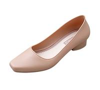 Zapatos de natación para mujer, zapatos de ballet de gelatina, detalles de lazo, zapatos planos sin cordones, cómodos para uso diario diario con puntera cerrada, Khaki, 37.5 EU