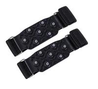 Zapatos de nieve - Pinzas flexibles ajustables de tracción de 7 tacos | Botas con picos de hielo para mujer, caminar, trotar, senderismo, escalada, invierno, montañismo, pesca al aire libre