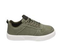 Zapatos de ocio para hombre, anchos, para monopatín, ortopédicos, tallas grandes, ligeros, de verano, calle, con cordones, clásicos, cómodos, de trabajo, verde, 48 EU