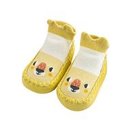 Zapatos de otoño e invierno para niños pequeños, zapatos deportivos sin suelo, zapatos deportivos ligeros y cómodos, zapatos de natación para hombre, Amarillo, 19.5 EU