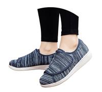 Zapatos de paseo informales ligeros transpirables de malla con cierre de para un uso cómodo., azul claro, 37 EU