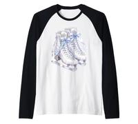 Zapatos de Patinaje artístico Lindo Invierno Patinador sobre Hielo Camiseta Manga Raglan