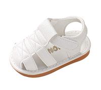 Zapatos de peatones primer bebé sandalias niñas niño único suave bebé zapatos zapatos de bebé meses, Blanco, 12 meses