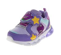 Zapatos de personajes para niñas, zapatos deportivos con luz LED, para niñas, princesas de Disney, Moana, Sirenita, puntada, Minnie Frozen, Barney, Paw Patrol (tallas: 5-10 niños pequeños/11-12 niños