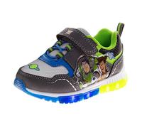 Zapatos de personajes para niños, zapatos deportivos con luz LED, para niños, Sonic MonsterJam, Spiderman, Mickey Paw Patrol, Toy Story, TMNT, zapatillas para niños (tallas: 5-10 niños pequeños/11-12