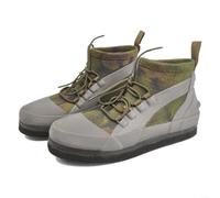 Zapatos de pesca impermeables con suelas de fieltro con clavos de acero para un agarre fuerte y rendimiento antideslizante en entornos de humedales y arrecifes (9 (42))