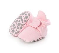 Zapatos de Primeros Pasos Bebe, Morbuy 0-18 Meses Color sólido Recién Nacido Cuna Suela Niño y Niña Blanda Antideslizante Zapatillas (rosado,2 / 12cm / 6-12 meses)