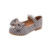 Zapatos de princesa Mary Jane para niña, antideslizantes, ligeros, zapatos de vestir para bodas, fiestas, planos, flexibles, cómodos, suelas suaves, zapatos de noche con lazo, perfectos para princesas