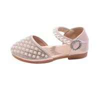 Zapatos de princesa para niña, zapatos de comunión, zapatos de noche, zapatos de noche, zapatos de verano, transpirables, para bodas, suela antideslizante, Rosa., 30 EU