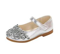 Zapatos de princesa para niñas, zapatos planos con purpurina, zapatos escolares, elegantes para niños, cosplay, zapatos de comunión, para cumpleaños, boda, fiesta, Mary Jane, zapatos de mocasines