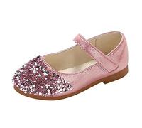 Zapatos de princesa para niñas, zapatos planos con purpurina, zapatos escolares, elegantes para niños, cosplay, zapatos de comunión, para cumpleaños, boda, fiesta, Mary Jane, zapatos de mocasines