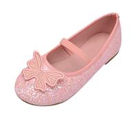 Zapatos de princesas Niñas Zapatos de Ballet Mary Jane Zapatos con Hebilla Ajustable Zapatos de Vestir con Lazo Bailarinas Elegantes Zapatos de Boda Zapatos Individuales Ligeros Zapatos de Noche