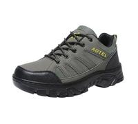Zapatos de seguridad para hombre, suela plana, antideslizante, para caminar, para camping, cómodos, informales, para caminar, para el trabajo, al aire libre, gimnasio, deporte, senderismo, correr, etc