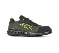 U-POWER RED LEVE ROBIN, Zapatos de seguridad, Zapatillas deportivas ligeras antipinchazos unisex, suela Bast, inserto Infinergy, con puntera de aluminio-