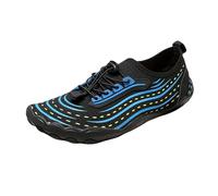 Zapatos de senderismo acuático, zapatos de agua para mujer - zapatos acuáticos antideslizantes multiactividades, zapatillas flexibles para ambientes húmedos, zapatos diseñados para playa y ríos, azul