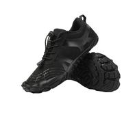 Zapatos de Senderismo al Aire Libre de Cinco Dedos para Hombres Grueso Fuera de la Carretera Escalada Zapatos de Senderismo y Fitness Transpirables (Negro,39)