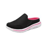 Zapatos de senderismo de los hombres de malla única generación medio un estribo zapatos perezosos frontera talla grande hombre zapatos de hombre negro Daran, rojo, 36 EU