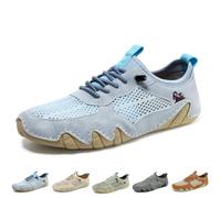 Zapatos De Senderismo De Malla Transpirable Zapatos Beck Transpirables Antideslizantes para Exteriores Zapatos De Conducción para Hombres Y Mujeres(Blue,40 EU)