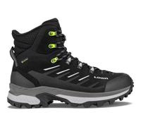 Lowa - Zapatillas de senderismo Hombre - Randir GTX Mid Black/Grey de Cuero - Talla 41 - Negro Negro 41