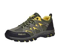 Zapatos de senderismo para hombre, antideslizantes, ligeros, para caminar, correr, plataforma con cordones, zapatos de entrenamiento para hombre, cómodos, al aire libre, escalada, camping, tenis de
