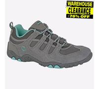 Zapatos De Senderismo Para Mujer Hi-Tec Quadra Para Terreno Al Aire Libre Grises