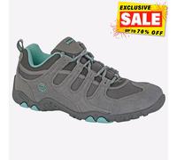 Zapatos De Senderismo Para Mujer Hi-Tec Quadra Para Terreno Al Aire Libre Grises