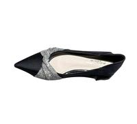 Zapatos de tacón alto con purpurina: tacones altos tacón bloque Slip On Mary Jane mocasines para eventos de noche zapatos de vestir elegantes zapatos de bailarinas de tacón bajo para boda: fiesta