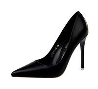 Zapatos De Tacón Alto De Aguja De 4 Pulgadas para Mujer, con Punta Cerrada Y Puntiaguda, Cómodos para Bodas, Bailes De Graduación, Bodas, Trabajo Y Oficina