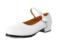 Zapatos de tacón alto para niña, zapatos de princesa Mary Jane para boda, zapatos brillantes, zapatos para niños, princesas, bailarinas, zapatos de ballet, Blanco, 30 EU