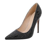Zapatos de tacón alto sexy para mujer, zapatos de tacón de lacado, negros, elegantes zapatos de baile latino, zapatos de baile descalzos, zapatos de verano con tacón, zapatos de trabajo informales