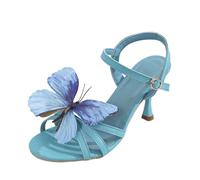 Zapatos de tacón Mary Jane europeos y retro para mujer 2026 Mother of The Bride, cómodos y formales para eventos festivos, tacones de ajuste ancho, plantilla acolchada para oficina, trabajo, Blue, 37