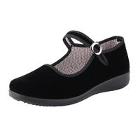 Zapatos de tacón Plano for Mujer, versátiles y Elegantes, sin Cordones, Mary Janes(41EU)