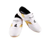 Zapatos de Taekwondo Zapatos de Suela Suave de Cuero de PU para Ejercicio de Gimnasio Taichi Entrenamiento(38) Equipo Deportivo Taekwondo