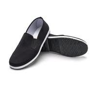 Zapatos de Tai Chi Kung Fu Calzado de Tela para Artes Marciales Tradicionales Chinas Zapatos de Lona para Hombres y Mujeres White EU Size 36