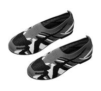 Zapatos de tela para la salud, para mujer, zapatos de bota para mujer, zapatillas de deporte, antideslizantes, informales, de verano, para caminar, transpirables, ligeras, cómodas, gris, 36 EU