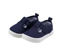 Zapatos de tenis para niños pequeños, zapatos planos con cabeza de bao, zapatos de lona con suela suave para bebé, zapatos casuales simples de moda, unisex, zapatos grandes, a, 23 EU