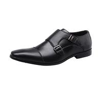 Zapatos de traje de negocios para hombre, elegantes, mocasín, formal, para bodas, cócteles, fiestas, festivales, zapatos de noche con brogue, tacón plano, zapatos de novia, b, 47 EU