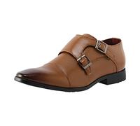 Zapatos de traje de negocios para hombre, elegantes, mocasín, formal, para bodas, cócteles, fiestas, festivales, zapatos de noche con brogue, tacón plano, zapatos de novia, a, 48 EU
