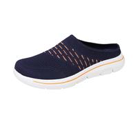 Zapatos de trekking antideslizantes para hombre, antideslizantes, ligeros, transpirables, para correr, para el tiempo libre, para caminar, azul oscuro, 44 EU