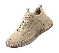 Zapatos de trekking para hombre, impermeables, transpirables, zapatillas de deporte para hombre, 39-48, con cordones, de ante, antideslizantes, para caminar, zapatillas deportivas, para el tiempo