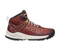 KEEN NXIS EVO Mid Waterproof, Botas para Senderismo Mujer, Andorra/Golden Yellow, 36 EU