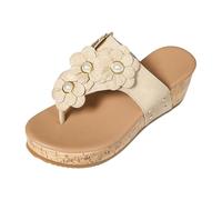 Zapatos De Verano Cómodos Para Mujer Sandalias Para Mujer Sandalias Zapatos Elegantes De Verano Estilo Bohemio Veraniego Cómodas Antideslizantes Y Transpirables Con Punta Abierta Y Tacón Cuña