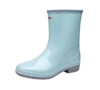 Zapatos de verano para exteriores, resistentes al desgaste para jardín, botas de agua de lluvia para mujer, zapatos, botas para mujer Botines Abiertos Mujer Zapatos El Y Nieve Hombre (Sky Blue, 38)