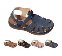 Zapatos de verano para mujer cómodos - Sandalias cerradas Tacón Cuña Zapatos Ligero Ortopédico Elegante Sandalia Transpirable Deportiva Puntera Redonda Sandalia Casual 36-43 Eu, azul, 40 EU